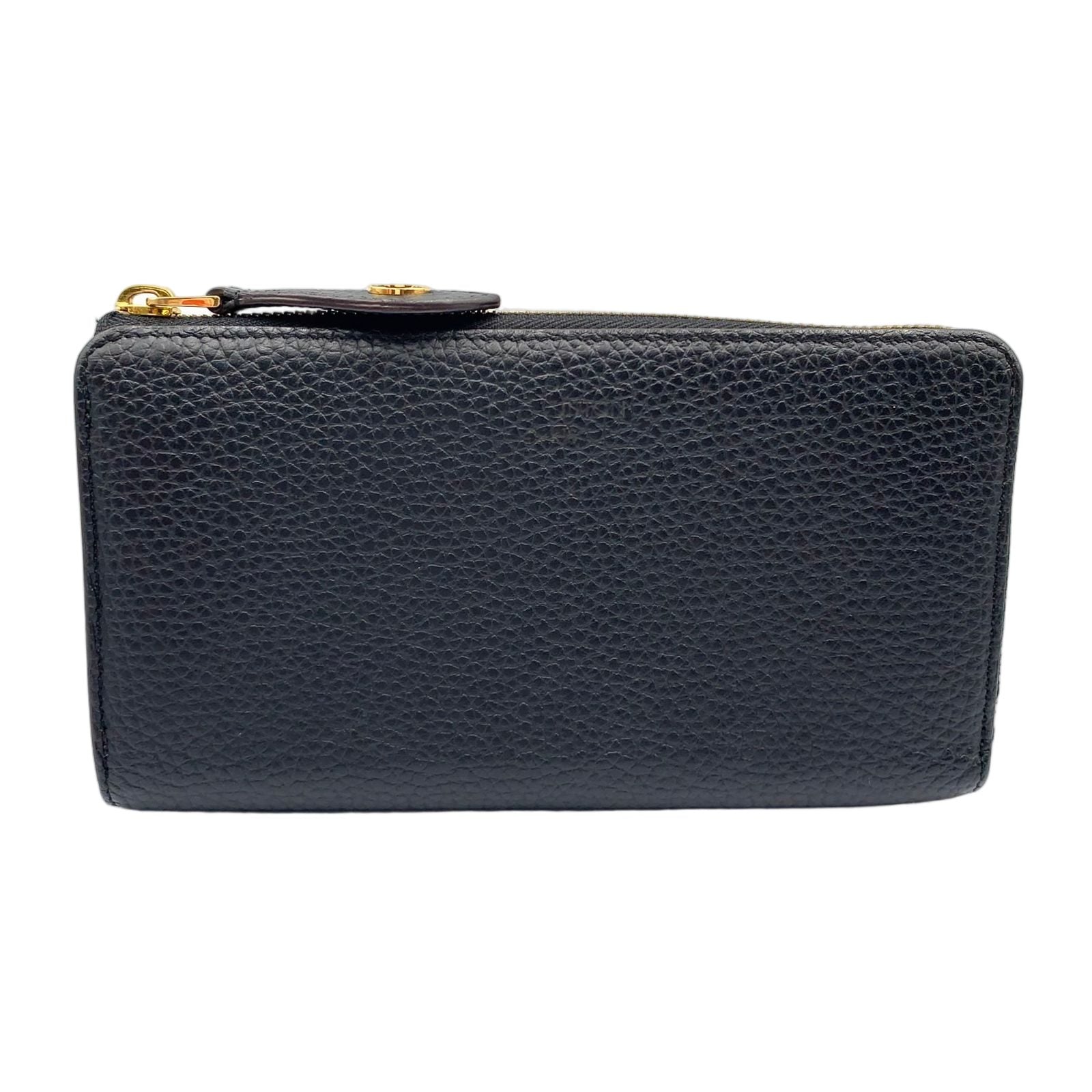 Louis Vuitton Portefeuille Comet Noir Taurillon Leather Black L-shaped Zippy