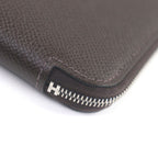 Hermes Azap Long Silk in Vaux Epson Round Zip Wallet — view 5