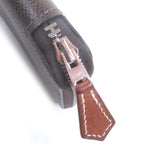 Hermes Azap Long Silk in Vaux Epson Round Zip Wallet — view 6