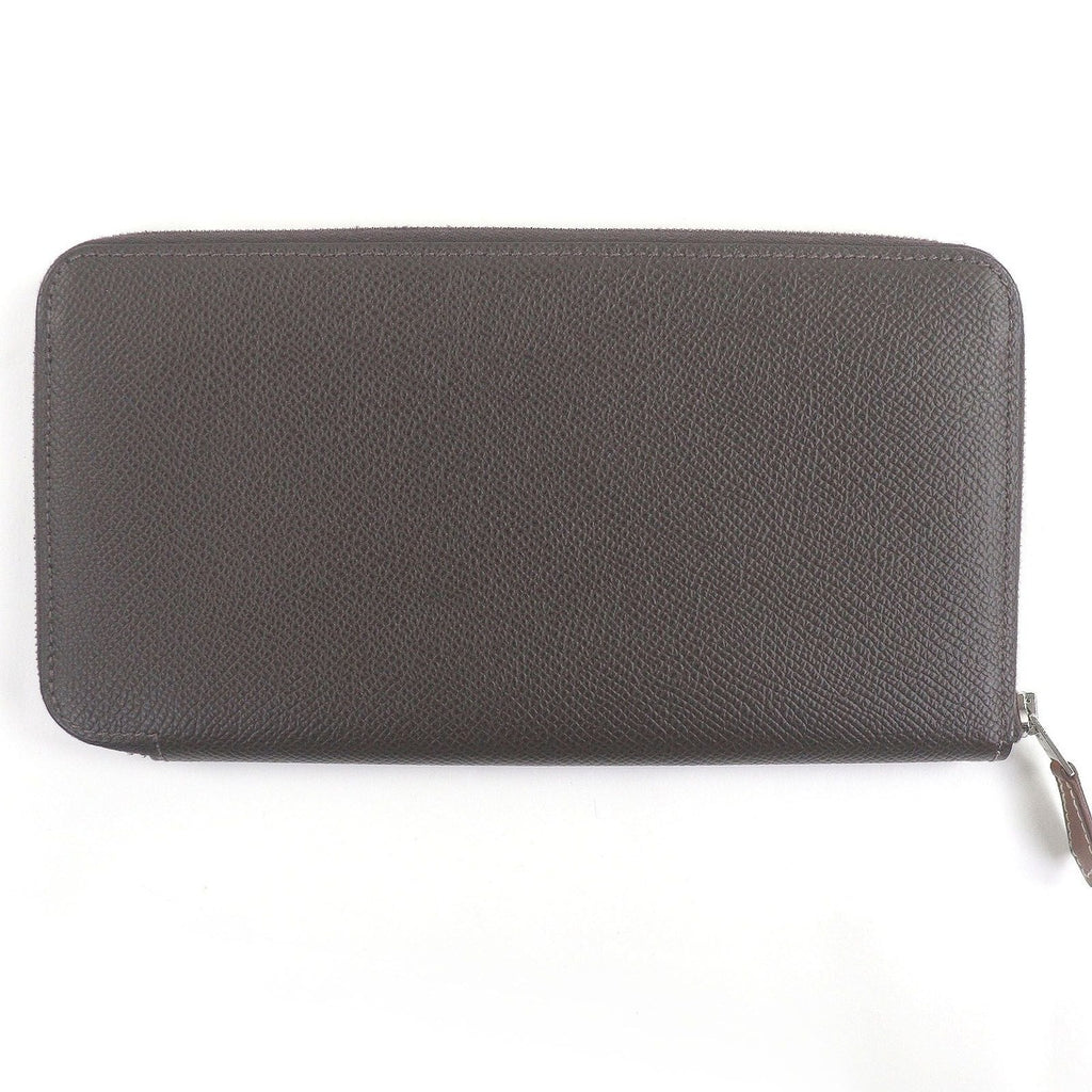 Hermes Azap Long Silk in Vaux Epson Round Zip Wallet