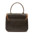 Celine Vinte Ziff Lap Top Handle Brown Macadam Canvas — view 5