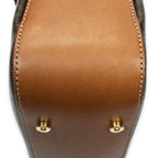 Celine Vinte Ziff Lap Top Handle Brown Macadam Canvas — view 8