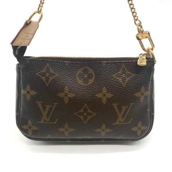 Louis Vuitton Monogram Mini Chain Hand Pouch — view 3