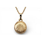 Dior Necklace Pendant Vintage CD Logo Circle Gold — view 5