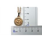 Dior Necklace Pendant Vintage CD Logo Circle Gold — view 6