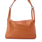 Hermes Lindy 34 Shoulder Bag Taurillon Clemence Orange Poppy — view 4