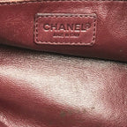 Chanel CC Logo Rabbit Chain Shoulder Bag Wine Red Gold Vintage — view 9