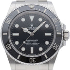 Rolex Submariner Watch Box SS Black Oh Polished