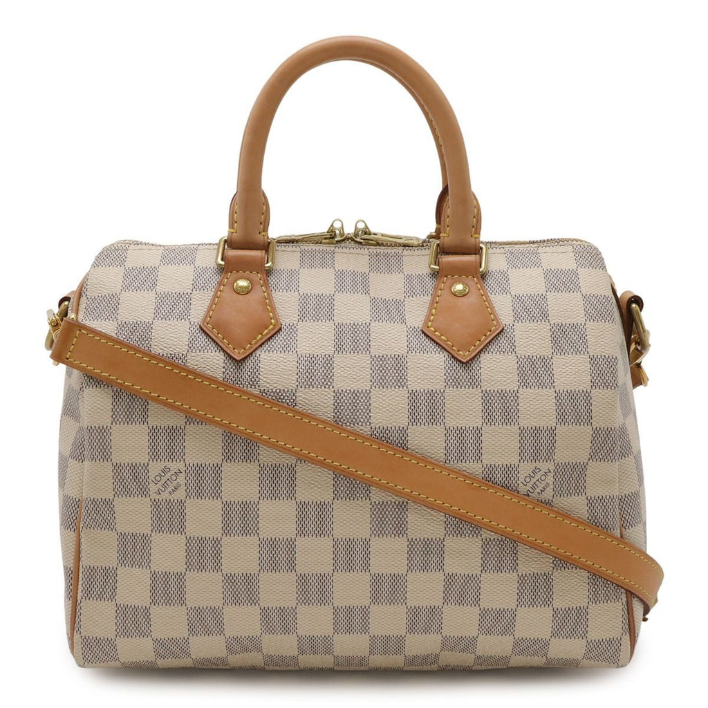 Louis Vuitton Damier Azur Speedy Bandouliere 25 Boston Bag 2-Way
