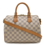 Louis Vuitton Damier Azur Speedy Bandouliere 25 Boston Bag 2-Way