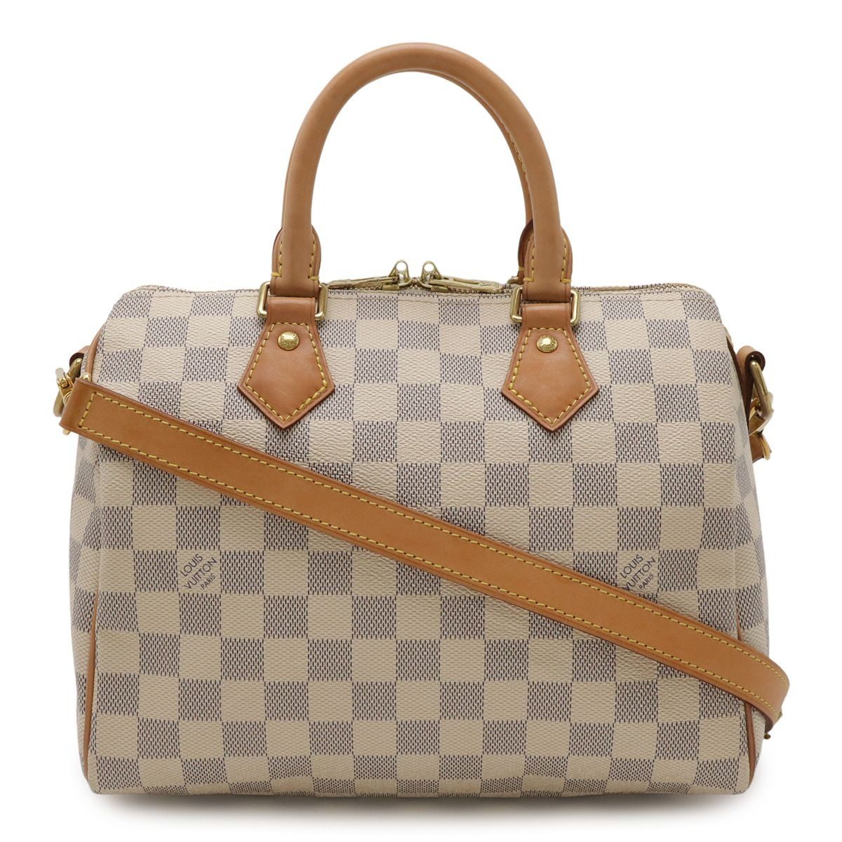 Louis Vuitton Damier Azur Speedy Bandouliere 25 Boston Bag 2-Way