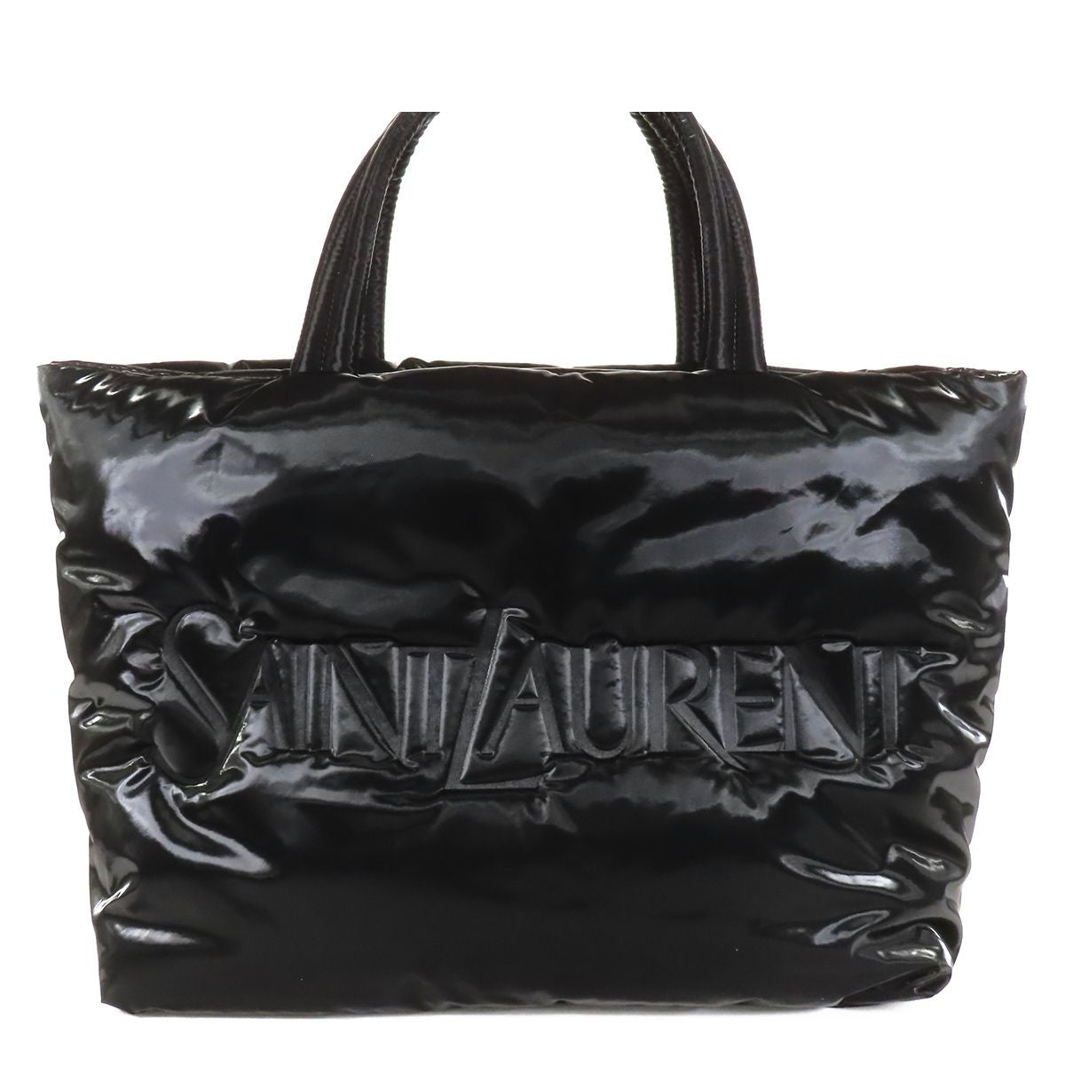 Saint Laurent New Tote Black Nylon Logo
