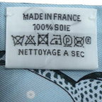 Hermes Guepards Bandana Cheetah Scarf Blue Marine Clesol Ciel Green — view 4