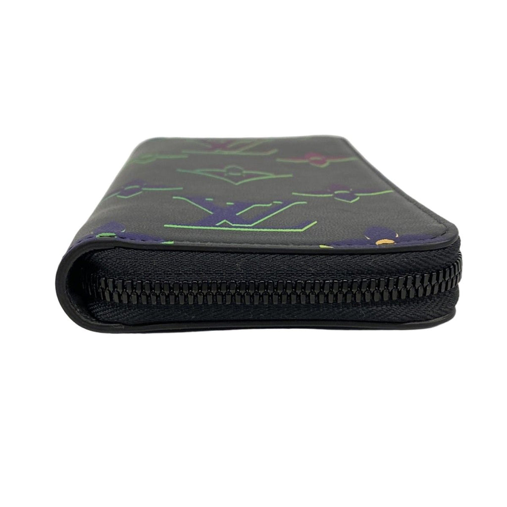 Louis Vuitton Wallet Monogram Spotlight Zippy Vertical Black Multicolor — view 2