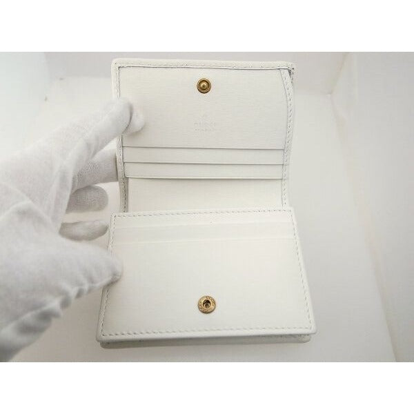 Gucci Double Case Mini Wallet White — view 4