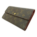 Louis Vuitton Monogram Pochette Porte Monet Cles Di Brown — view 2