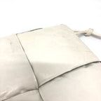 Bottega Veneta Clutch Bag Maxi Intrecciato Leather White — view 6