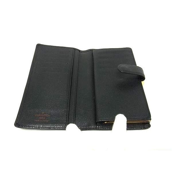Louis Vuitton Wallet Continental Viennese Black Epi Knee Fold — view 4