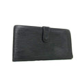 Louis Vuitton Wallet Continental Viennese Black Epi Knee Fold