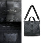 Louis Vuitton Saumur Tote Monogram Eclipse Leather 2-Way — view 4