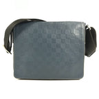 Louis Vuitton Shoulder Bag District PM Damier Infini Leather Orion Blue