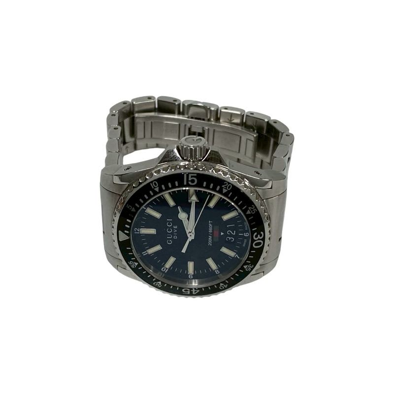 Gucci Dive Stainless Steel Quartz Watch Accessories Accessori — view 3