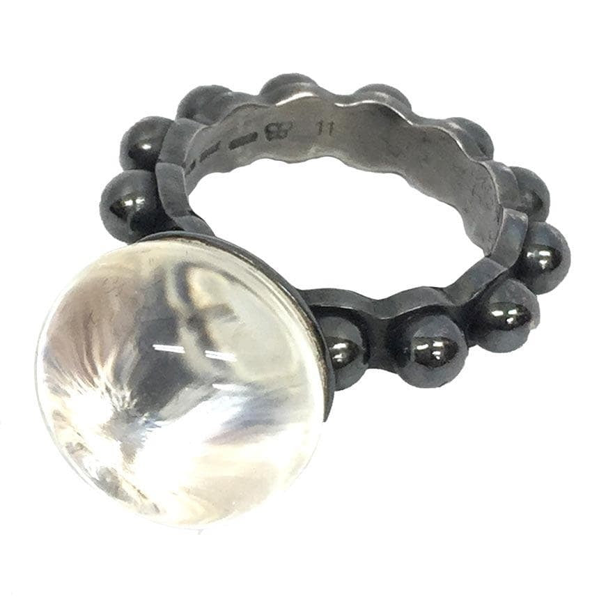 Bottega Veneta Silver Ring Aq7951