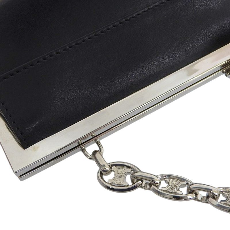 Celine Triomphe Vintage Chain Boch Shoulder Bag — view 4