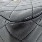 Chanel Shoulder Bag Black Mat — view 3