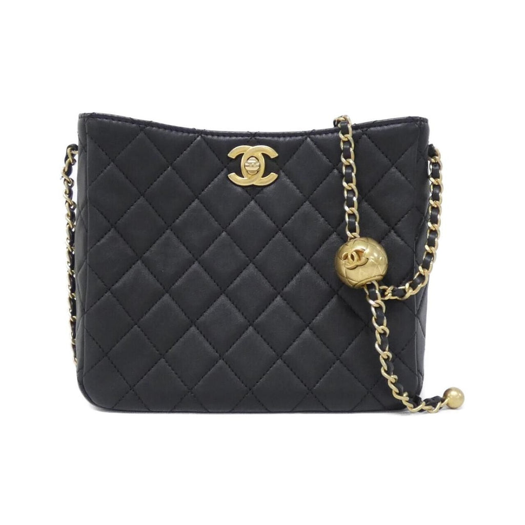 Chanel Shoulder Bag Black Mat