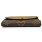 Louis Vuitton Bifold Wallet Portefeuille Rosalie Monogram Reverse Brown — view 3