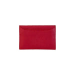Prada Logo Gold Saffiano Leather Card Case — view 2