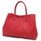 Hermes Garden Party PM Rouge Casaque Silver Country Tote Bag — view 2