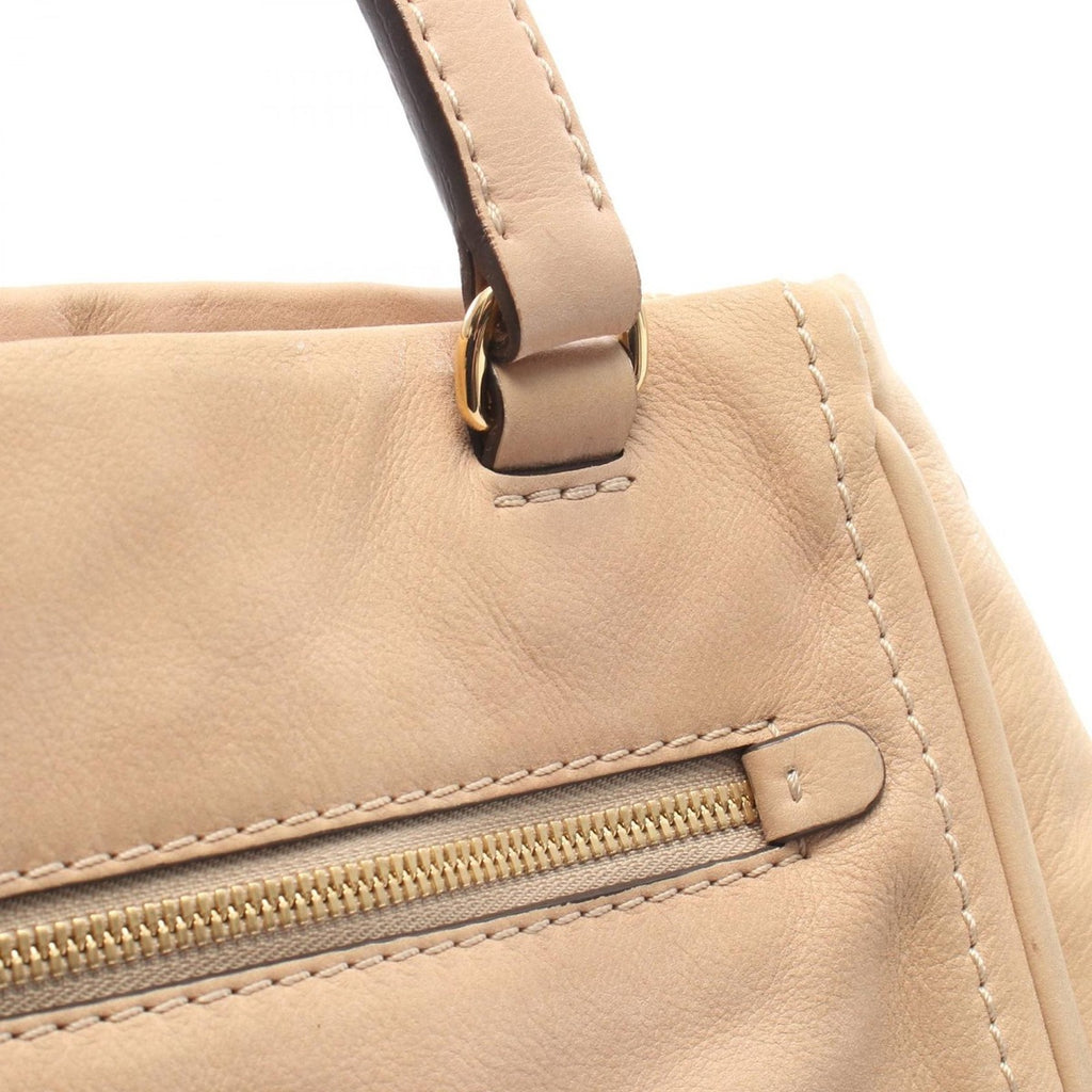 Loewe Shoulder Bag Anagram 322.75.004 Beige Leather Tassel Tote — view 7