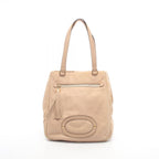 Loewe Shoulder Bag Anagram 322.75.004 Beige Leather Tassel Tote