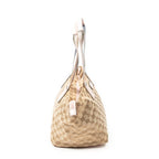 Gucci Web Trapeze Tote Light Pink Beige GG Canvas — view 4