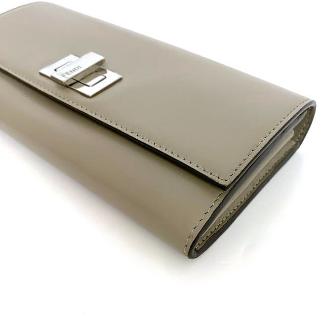 Fendi Foldable Long Wallet Gray Peekaboo 8 M0377 — view 3