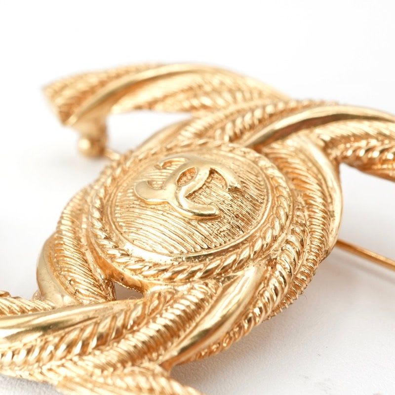 Chanel Brooch Corsage Gold — view 6