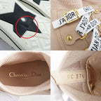 Dior Sneakers Size 37 1 2 High Cut Lace Logo Shoes — view 9