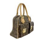 Louis Vuitton Handbag Monogram Manhattan PM Brown — view 2