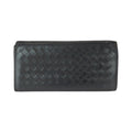 Bottega Veneta Intrecciato Brown Dark Leather Wallet