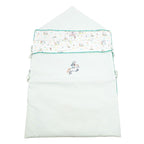 Hermes Sleeping Bag Gabriel Vert Aqua 100% Cotton Baby