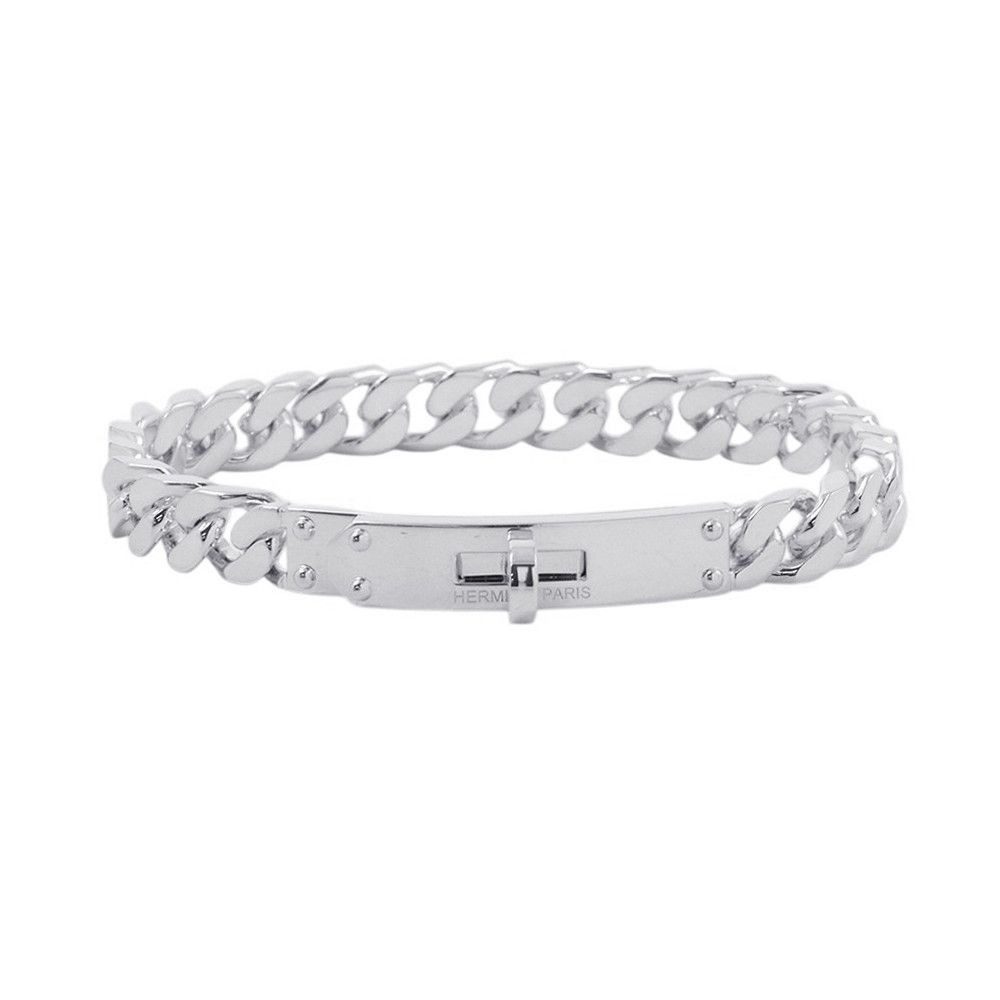 Hermes Bracelet Kelly Gourmet TPM Silver XS