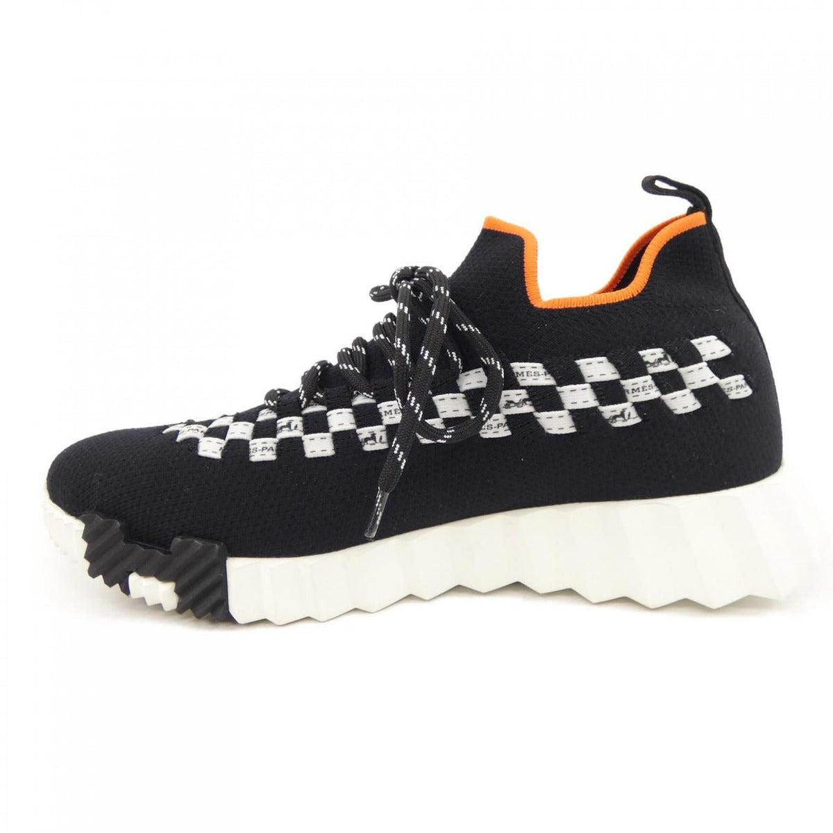 Hermes Flex Sneakers Black 37 White — view 2