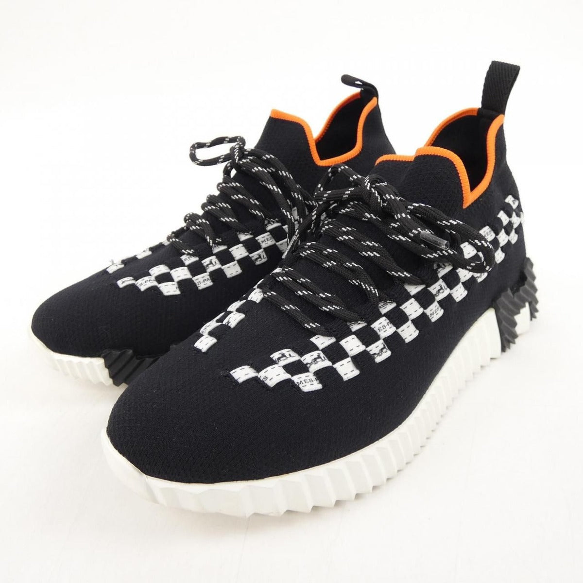 Hermes Flex Sneakers Black 37 White — view 3