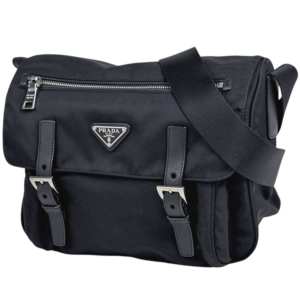 Prada Shoulder Bag Tessuto Nylon Nero