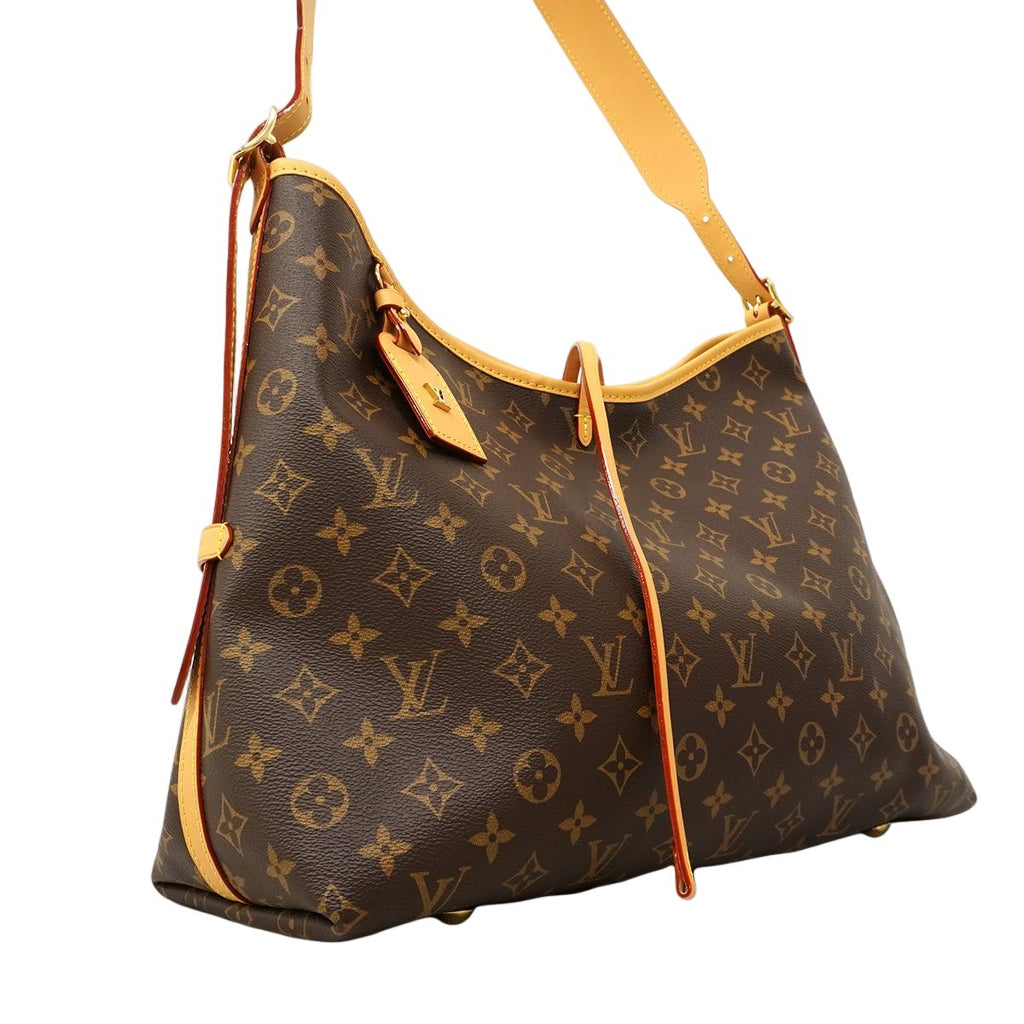 Louis Vuitton Shoulder Bag Monogram Carryall NM Brown — view 2