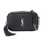 Saint Laurent Chain Shoulder Bag Leather Black