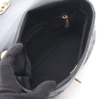 Chanel Shoulder Bag Quilted Black Lambskin — view 3