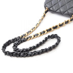 Chanel Shoulder Bag Quilted Black Lambskin — view 7